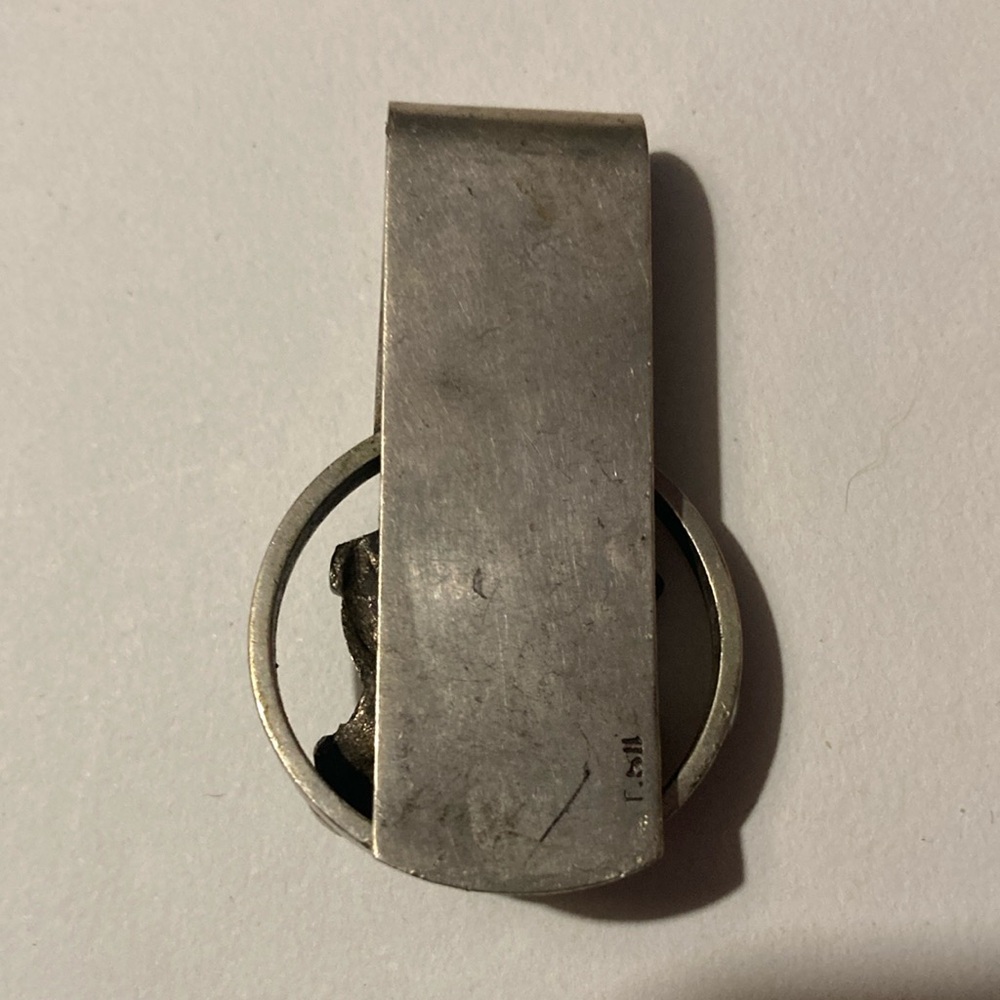 Silver Ganesh Money Clip - Picture 2 of 3